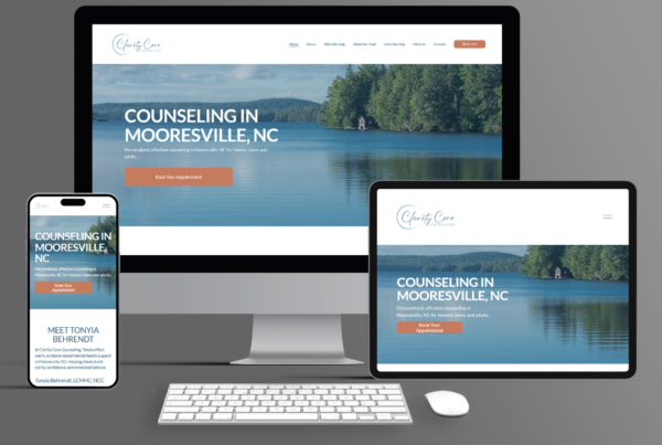 therapist website design
