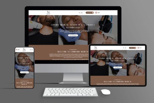 med spa website design
